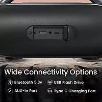 Portronics Radiant 2 30W Bluetooth Speaker | Aluminium Handle, 6 Hours Playtime, Type-C Fast Charging Portronics Radiant 2 30W Bluetooth Speaker | Aluminium Handle, 6 Hours Playtime, Type-C Fast Charging