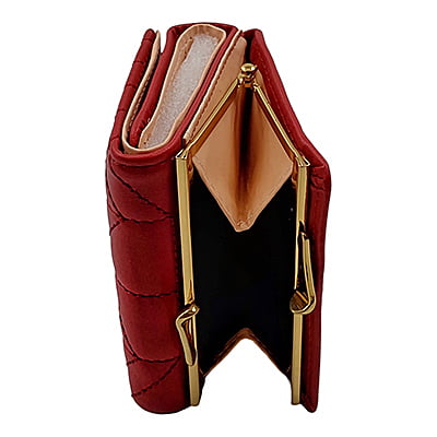 Red - Trifold Leather Wallet Women / Girls ~ Purse, Coin Holder, Card Slot Red - Trifold Leather Wallet Women / Girls ~ Purse, Coin Holder, Card Slot