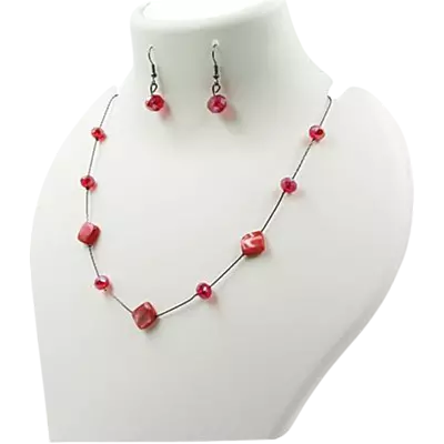 Single Layer Chain With Earrings Single Layer Chain With Earrings
