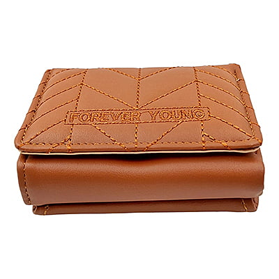 Reddish Orange - Trifold Leather Wallet Women / Girls ~ Purse, Coin Holder, Card Slot Reddish Orange - Trifold Leather Wallet Women / Girls ~ Purse, Coin Holder, Card Slot