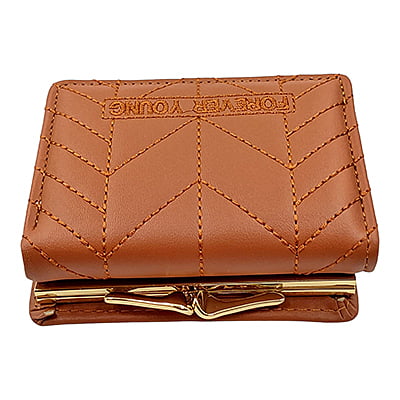 Reddish Orange - Trifold Leather Wallet Women / Girls ~ Purse, Coin Holder, Card Slot Reddish Orange - Trifold Leather Wallet Women / Girls ~ Purse, Coin Holder, Card Slot
