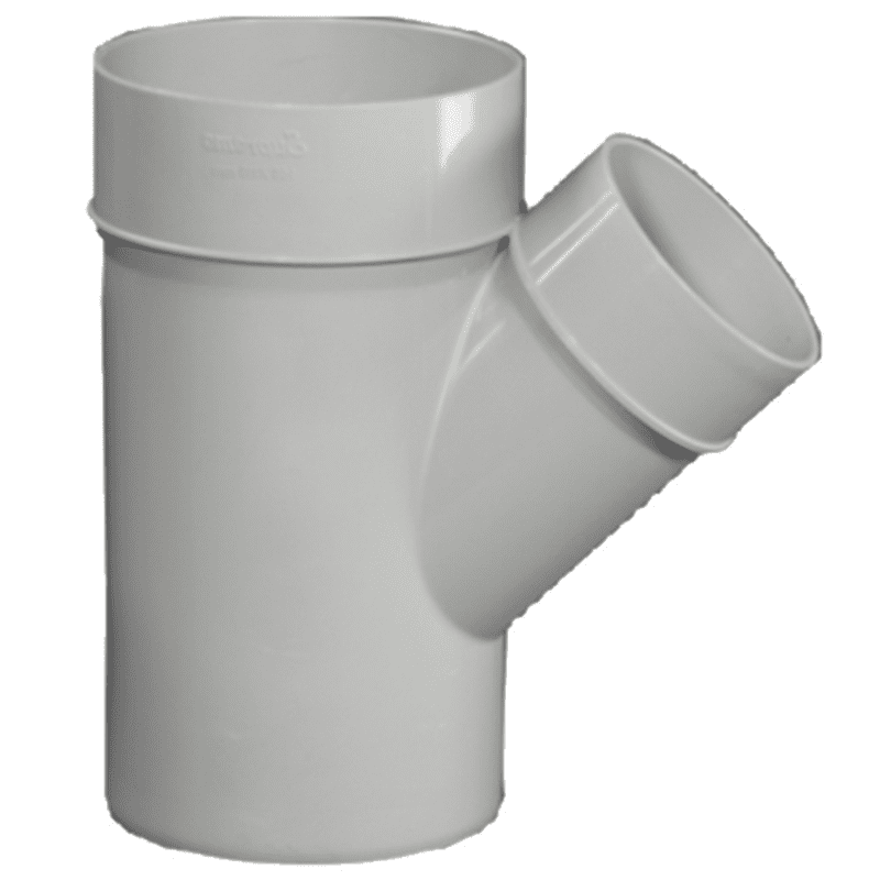 Reducing 'Y' Pasting, 160*110 mm, 6"*4"(Inch), Supreme S.W.R Pipes & Fittings 