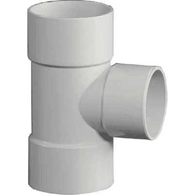 Reducing Tee, 40*20 mm, 1-1/4"*1/2" Inch, Agriculture PVC Fittings