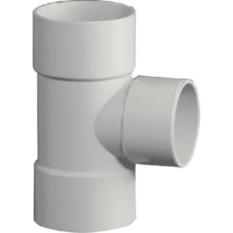 Reducing Tee, 110*63 mm, 4"*2" Inch, Agriculture PVC Fittings