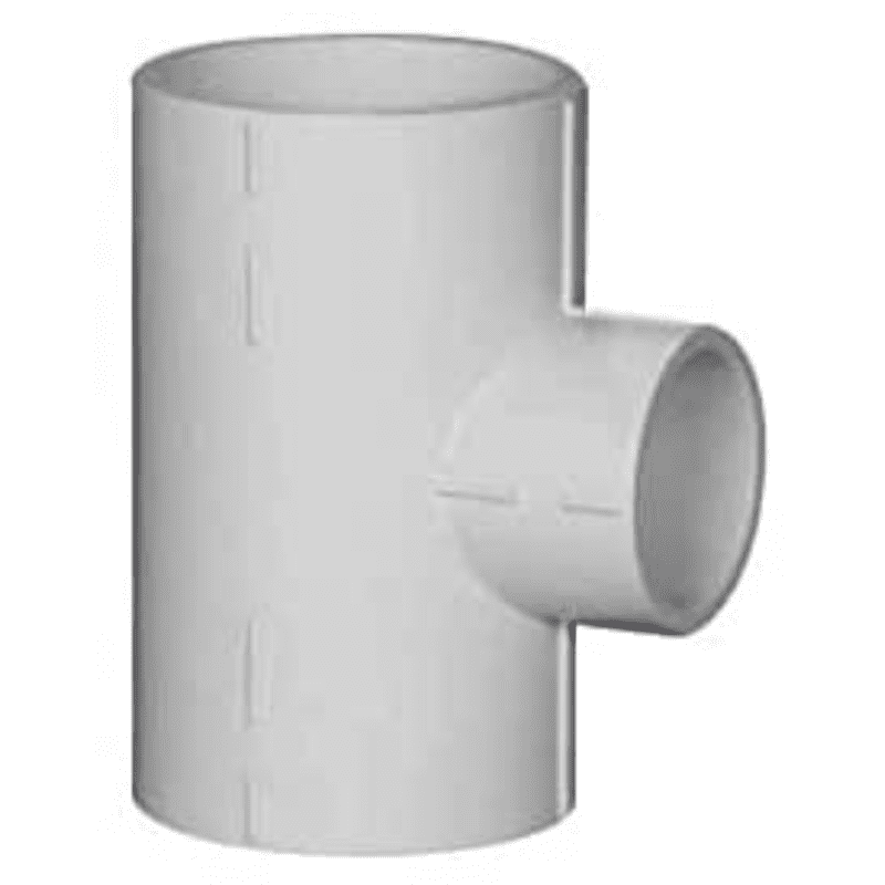 Reducing Tee, 100*20mm, 4*3/4(Inch), Supreme Aqua Gold uPVC High Pressure Plumbing System