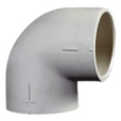 Reducing Th. Elbow, 25*20 mm, 3/4"*1/2" Inch, Agriculture PVC Fittings