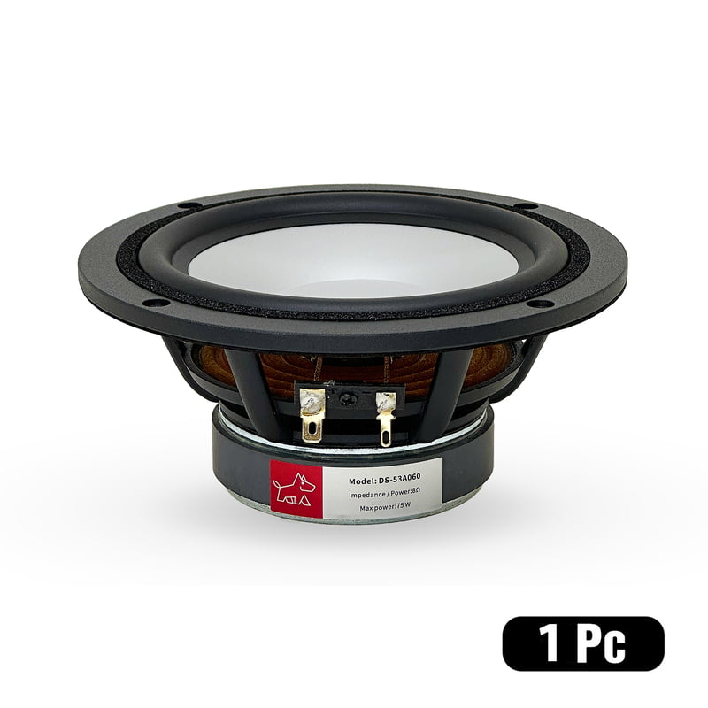 DS-53A060 Mid Woofer 5.25" 8Ohms 75 Watts aluminium cone (1 Pcs) LIMITED EDITION