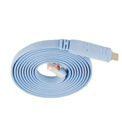 Usb 2.0 Male To Rj-45 Male Console Cable, Debug Line, Compatible with Cisco, Routers/Switches for Laptop in Windows, Mac, Linux-1.8m (Blue) Usb 2.0 Male To Rj-45 Male Console Cable, Debug Line, Compatible with Cisco, Routers/Switches for Laptop in Windows, Mac, Linux-1.8m (Blue)