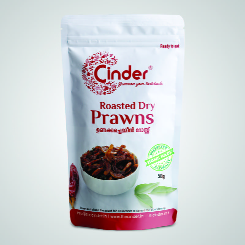 CINDER DRY PRAWNS ROAST 50G CINDER DRY PRAWNS ROAST 50G