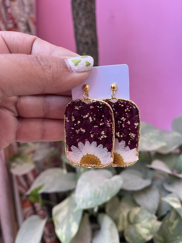 Floral Earring 003 Floral Earring 003