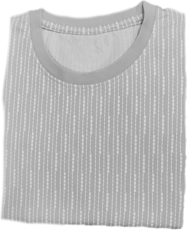Quick Silver Gray Stripes Round Neck Tshirt Quick Silver Gray Stripes Round Neck Tshirt