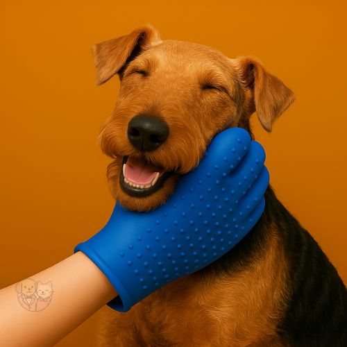 Rubber Deshedding Grooming Glove – Easy Pet Hair Removal & Massage Tool