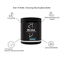 Rule 1 R1 BCAA - 30 Servings (Blue Raspberry) BCAA (213 g, Blue Raspberry) Rule 1 R1 BCAA - 30 Servings (Blue Raspberry) BCAA (213 g, Blue Raspberry)