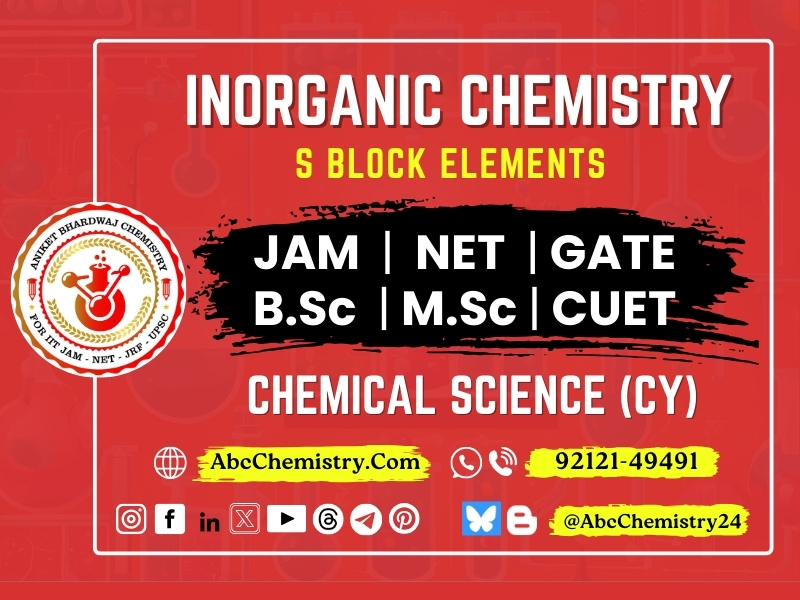 S Block Elements Study Material S Block Elements Study Material