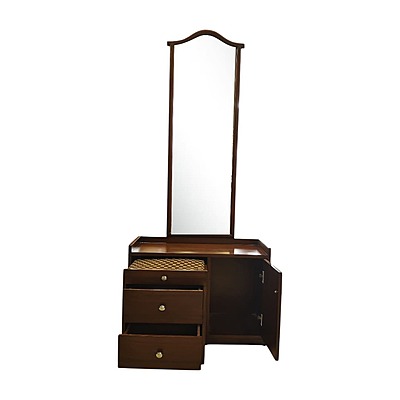 SAF-DRS-HW-05 Dressing Table|72X30X12|Walnut||Dresser SAF-DRS-HW-05 Dressing Table|72X30X12|Walnut||Dresser