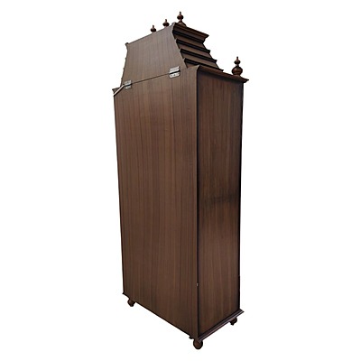 SAF-PJ-001-pooja mandapam ost teak ply|72X30|Natural||Pooja Unit
