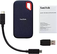 SanDisk E61/1050 Mbs/Window,Mac OS,Android/Portable,Type C Enabled, USB 3.2 Wired External Solid State Drive (SSD) SanDisk E61/1050 Mbs/Window,Mac OS,Android/Portable,Type C Enabled, USB 3.2 Wired External Solid State Drive (SSD)