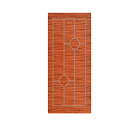 2D WPC Bathroom Doors DWBD004