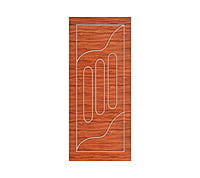 2D WPC Bathroom Doors DWBD017