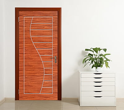 2D WPC Bathroom Doors DWBD019