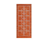 2D WPC Bathroom Doors DWBD022