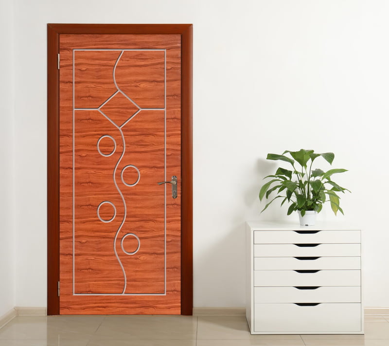 2D Solid WPC Bathroom Door SB2DD1058