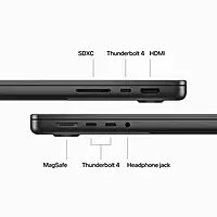 Apple MacBook Pro Apple M3 - (64 GB/2TB SSD/macOS Sonoma) MU8D3HN/A (14 Inch, Space Black, 1.55 Kg)