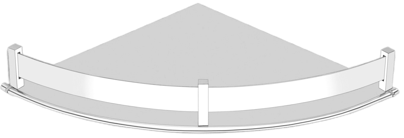 Steel Corner Shelf