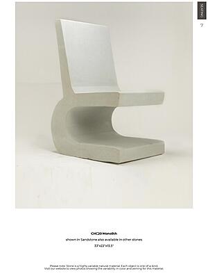 Monolithic Chair