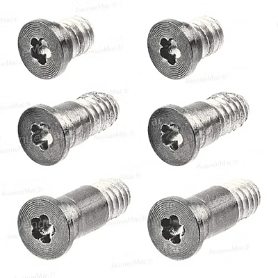 LAPTOP SCREW APPLE SILVER A1708 A2159 A2289 A2338 SET 6 PSC