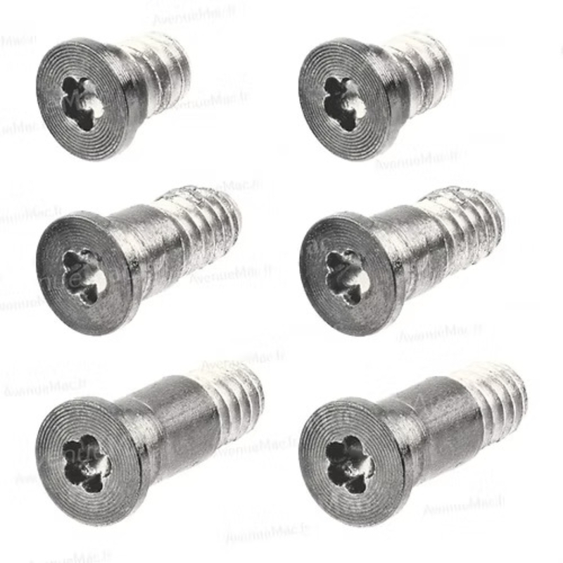 LAPTOP SCREW APPLE SILVER A1708 A2159 A2289 A2338 SET 6 PSC