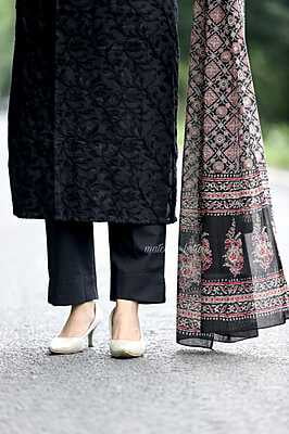 Pure Cotton Self Designed Suit-2 Pure Cotton Self Designed Suit-2