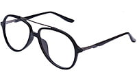 Unisex Large Aviator Spectacle Frame. Matte Black Composite Frame Unisex Large Aviator Spectacle Frame. Matte Black Composite Frame