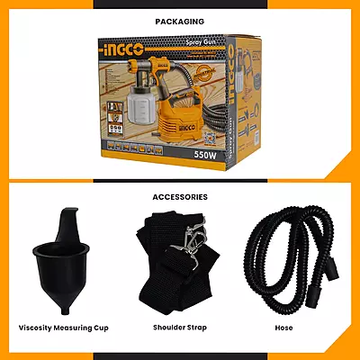 INGCO HVLP Spray Gun SPG5008 (550W)