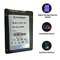 Consistent 2.5" | 256 GB SSD | Model: CTSSD256S6 | SATA III Interface | 5 Years Warranty Consistent 2.5" | 256 GB SSD | Model: CTSSD256S6 | SATA III Interface | 5 Years Warranty
