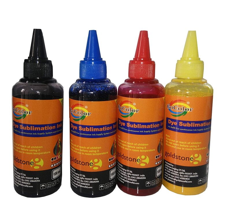 GoColor Premium DYE Sublimation Ink 100 Ml X 6 Color For only Epson Printer GoColor Premium DYE Sublimation Ink 100 Ml X 6 Color For only Epson Printer