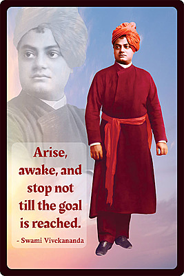 Swami Vivekananda Lamination with Quotes
