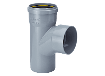 Swept Tee, 75 mm, 2-1/2"(Inch), Supreme S.W.R Pipes & Fittings 