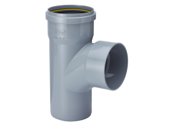 Swept Tee, 110 mm, 4"(Inch), Supreme S.W.R Pipes & Fittings 