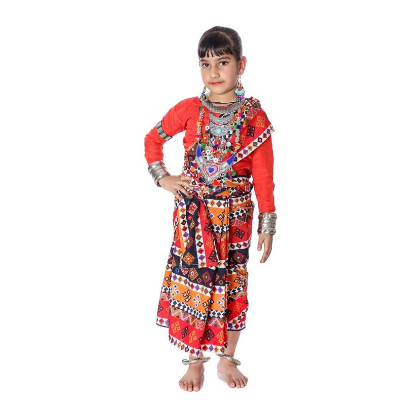 Sambalpuri Ghumra Dance Costume Sambalpuri Ghumra Dance Costume