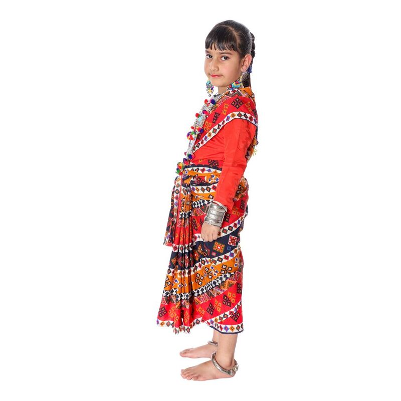 Sambalpuri Ghumra Dance Costume Sambalpuri Ghumra Dance Costume