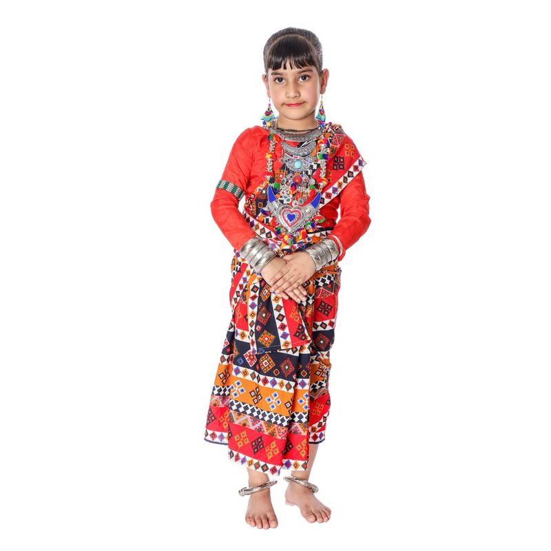 Sambalpuri Ghumra Dance Costume Sambalpuri Ghumra Dance Costume