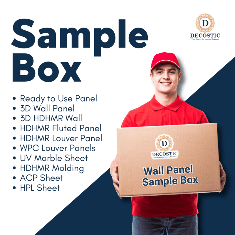 Decostic Sample Box | Premium Interior & Exterior Design Product Samplesr