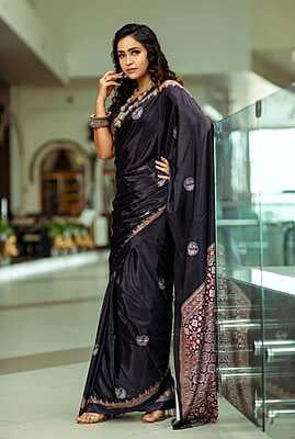 Crepe Digital Printed Saree-2 Crepe Digital Printed Saree-2