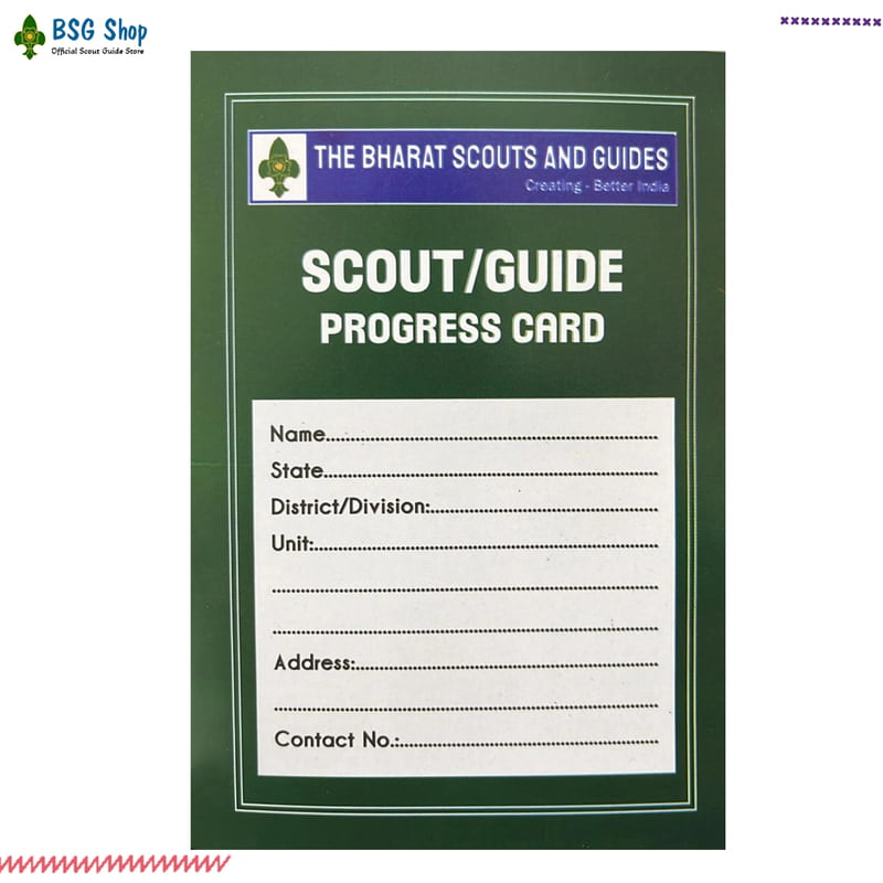 Progress Card - Scout/Guide Progress Card - Scout/Guide