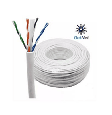 DotNet CAT5e 4Pair 1000Mtr White Copper Cable 24AWG