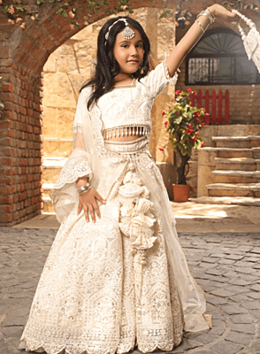 OFF-WHITE THREAD CHOLI