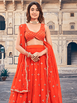 Lehenga Skirt With Cancan Lehenga Skirt With Cancan