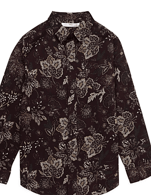 VIBRANT FLORAL PRINT SHIRT VIBRANT FLORAL PRINT SHIRT