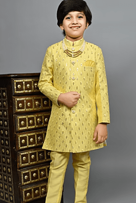 Boys Embellished Indo-Western Sherwani
